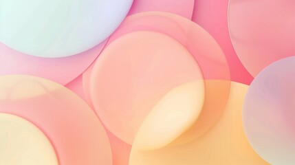 Poster - Stacked colorful dishes on a table surface