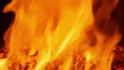 Aufkleber - As the flame reaches its peak it produces a shimmering effect creating a closeup visual that is both striking and captivating.
