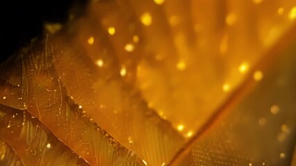 Aufkleber - The camera focuses on a single section of a moths wing showcasing the intricate overlapping scales that create a mesmerizing pattern.