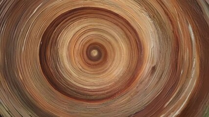 Aufkleber - A timelapse of the changing colors and patterns of tree rings as the tree grows and ages over several seasons.