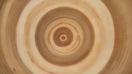 Aufkleber - The smooth and consistent lines of an annual ring revealing the strength and resilience of a tree as it weathers the changing seasons.