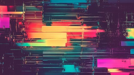 Wall Mural - glitch background. abstract grunge background