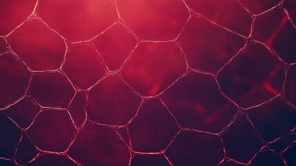 Abstract red and black background with a texture of a net or mesh.