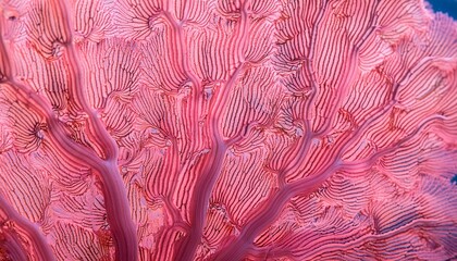 Wall Mural - abstract background organic texture of pink sea fan or gorgonia coral annella mollis