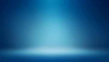 Canvas Print - blue gradient abstract background with soft spot light for product displaying