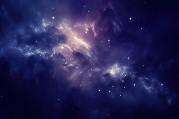 Wall Mural - beautiful big space explosion in universe. abstract background with shining stars and milky way. gal