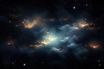 Wall Mural - beautiful big space explosion in universe. abstract background with shining stars and milky way. gal