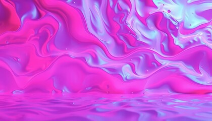 Wall Mural - Abstract Purple and Blue Liquid Background.