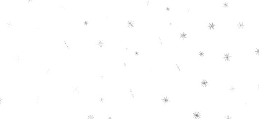 Poster - Sparkling Snowfall: Dynamic 3D Illustration of Falling Christmas Snowflakes