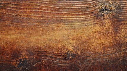 Wall Mural - Rustic Warmth: Rich patina of aged wood, showcasing natural knots and grains, perfect for backgrounds and textures.