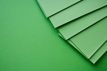 Poster - Background green paper texture