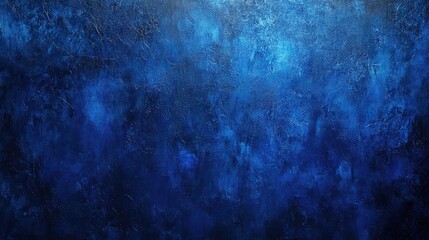 azure depths: a textured canvas swirls with shades of blue, evoking the mysterious beauty of the oce