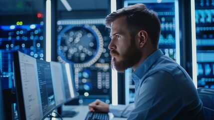 Incident management, business technology concept. Operational excellence in IT operations. Process of efficiently identifying, diagnosing and resolving unexpected problems that occur in IT systems. 