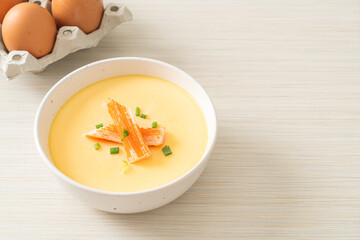 Wall Mural - Steamed egg with crab stick