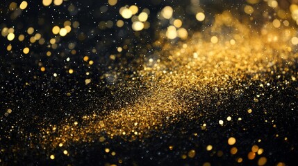 Wall Mural - gold glitter background