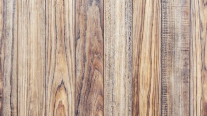 Sticker - Teak wood texture background featuring a seamless arrangement of wooden planks in natural tones and grain patterns, Close-up of teak wood texture showcasing a rustic background with distinct wooden pl