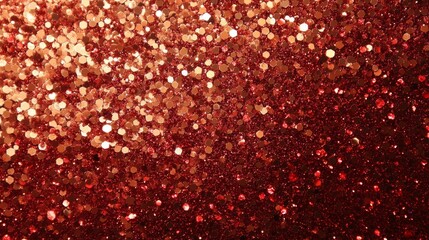 Wall Mural - Red and Gold glitter background