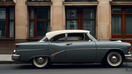 Old Vintage Car In the street