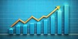 © lapeepon - Profit graph trending upwards showing financial success, growth, profit, business, success, increase, earnings