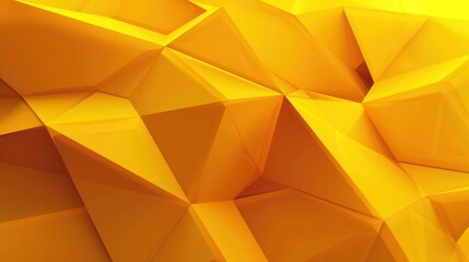 Fototapete - Abstract Background, minimalist design with deep topaz yellow geometric shapes, rich and vibrant tones 
