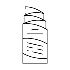 Wall Mural - non-standard booklet line icon vector. non-standard booklet sign. isolated contour symbol black illustration