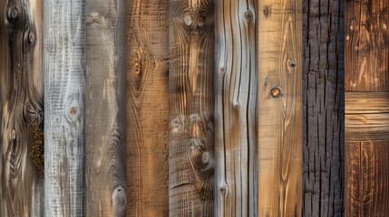 Poster - Create a set of digital papers with a wood grain texture. Describe how the natural lines and patterns make the paper suitable for rustic designs.