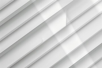 Abstract White Geometric Pattern with Diagonal Lines