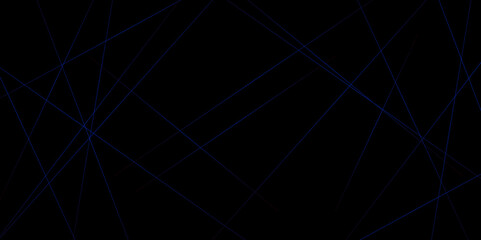 Aufkleber - Abstract blue particles stoke line on dark black background. Digital glowing futuristic technology concept abstract background. Dynamic waves use for business modern concept, vector illustration.