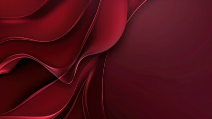 Fototapete - Abstract Background, smooth gradients of deep garnet red forming a minimalist and elegant design, creating a striking visual effect