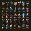 © GrayAza - Pixel Art RPG Armor Stand Icons
