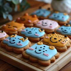 Wall Mural - Adorable Animal Cookies