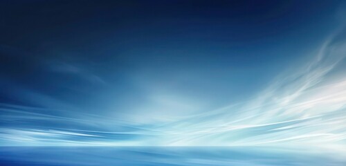 Fototapete - Abstract Background, transitioning from deep indigo to light sky blue