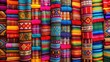 © STDG - Colorful Latin American textiles representing cultural diversity and tradition, Latin America, textiles, multi-colored