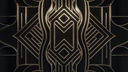 Poster - Elegant black backdrop for graphic design and artwork composition