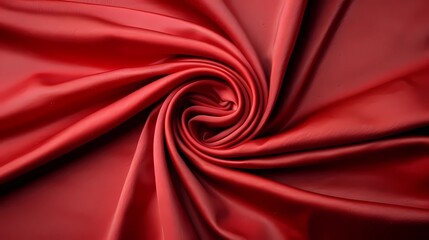 Canvas Print - red silk background