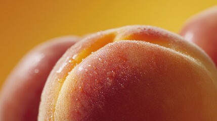 Sticker - Close-up of a Ripe Peach