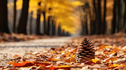 Poster - autumn in the forest