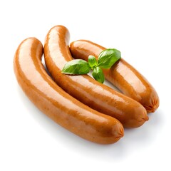 Sticker - Three Fresh Sausages with Basil