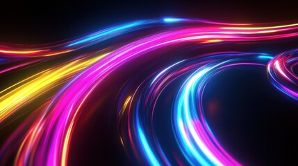 Wall Mural - Abstract Neon Lights