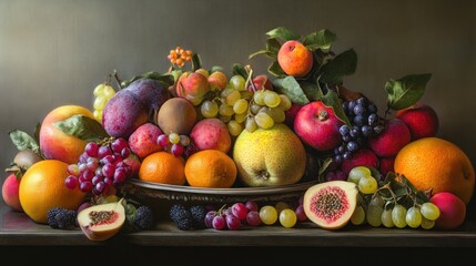 Canvas Print - Still Life of Fresh Fruit