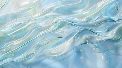 Abstract glass wave on a background look like as liquid. Modern abstract background.