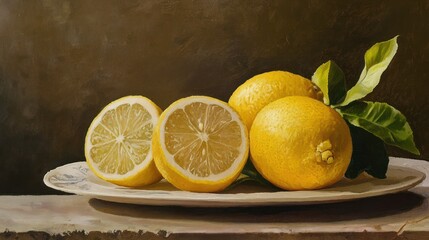 Sticker - Still Life with Lemons