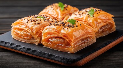 Canvas Print - Baklava - traditional Turkish food