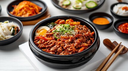 Wall Mural - Bibimbap - Traditional Korean food