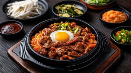 Wall Mural - Bibimbap - Traditional Korean food