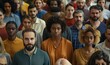© Galina - Diverse group of people standing together in solidarity, symbolizing unity and equality in a multicultural society