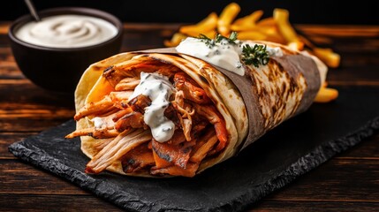 Sticker - Shawarma - Traditional Middle Eastern food