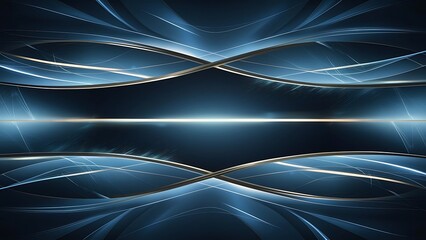 Sophisticated and sleek blue background with light energy wave