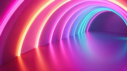 neon light gradient