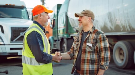 Two Men Shaking Hands